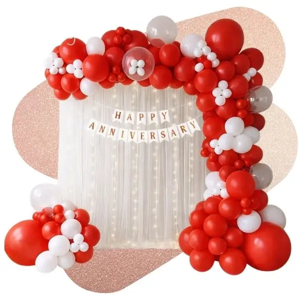 anniversary balloon decoration