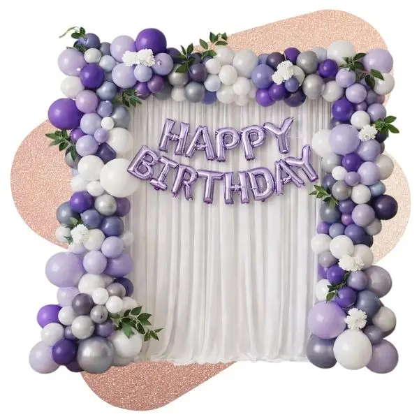 happy birthday balloon decoration
